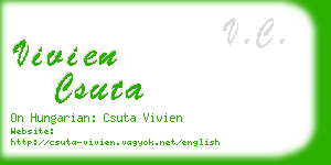 vivien csuta business card